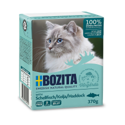 Bozita Cat kousky v želé s treskou 370g