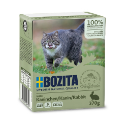 Bozita Cat kousky v omáčce s králičím, tetrapak 370 g