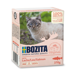 Bozita Cat kousky v omáčce s lososem, tetrapak 370 g