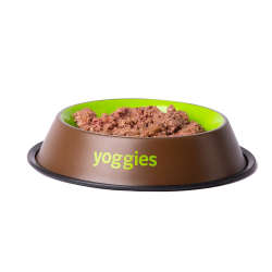 800g Yoggies zvěřinová konzerva s dýní, brusinkami a pupálkovým olejem