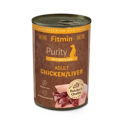 Fitmin Purity konzerva kuře + játra 400 g - kusy masa!