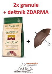 Fitmin Maxi Junior Lamb With Beef 2x12kg + DOPRAVA + DEŠTNÍK