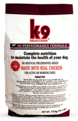 K-9 SELECTION HI-PERFORMANCE FORMULA 12kg - EXPIRAČNÍ VÝPRODEJ!