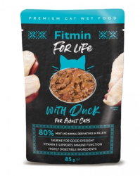 Fitmin For Life Kachní kapsička pro kočky 85 g