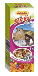 AVI Tyčinky deluxe s vitamíny a medem pro křečky, potkany a myši