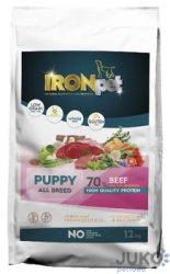 IRONpet BEEF Puppy All Breed 12kg - VÝPRODEJ!